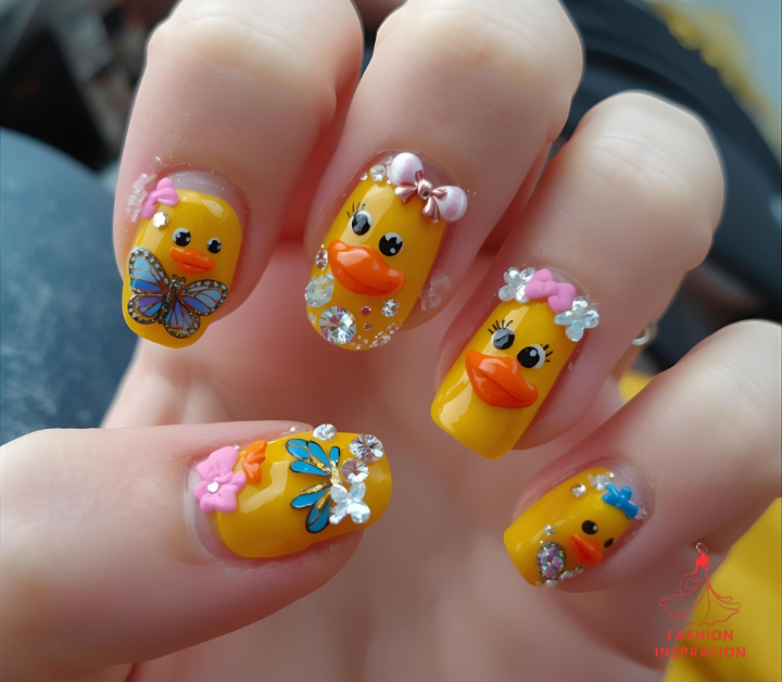 Duck Nails and Y2K Aesthetic