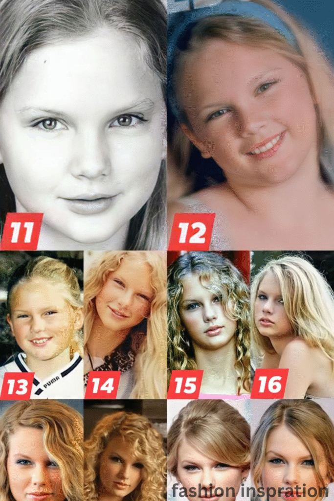  Taylor Swift Without Make Up in Childhood Photos