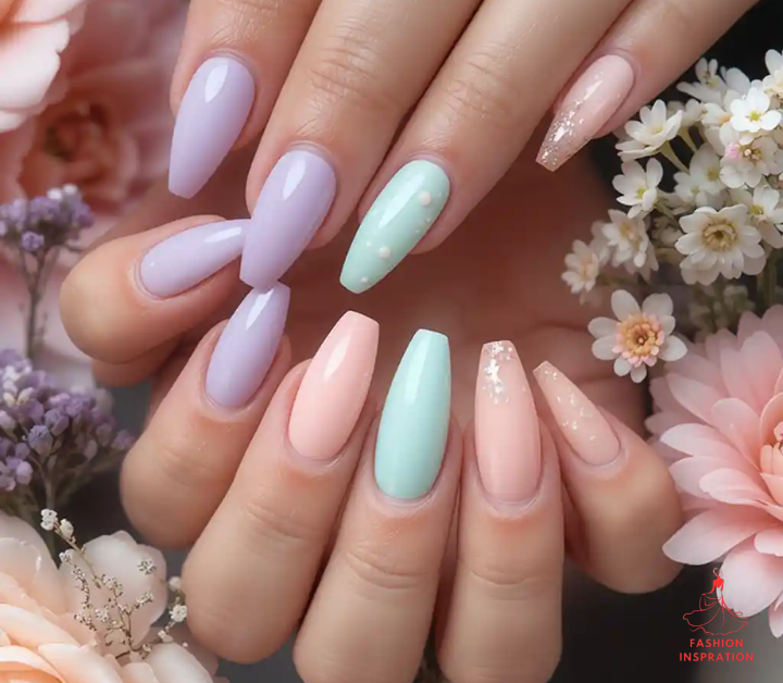 Pastel Dreams in Nail Ideas Acrylic 