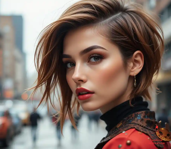 Asymmetrical Short Hair Cuts for Women