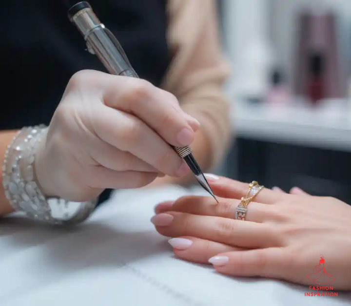 Nails Acrylic Application Process