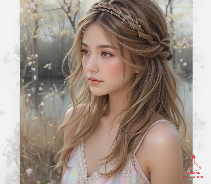 Half-Up Half-Down Long Hairstyles