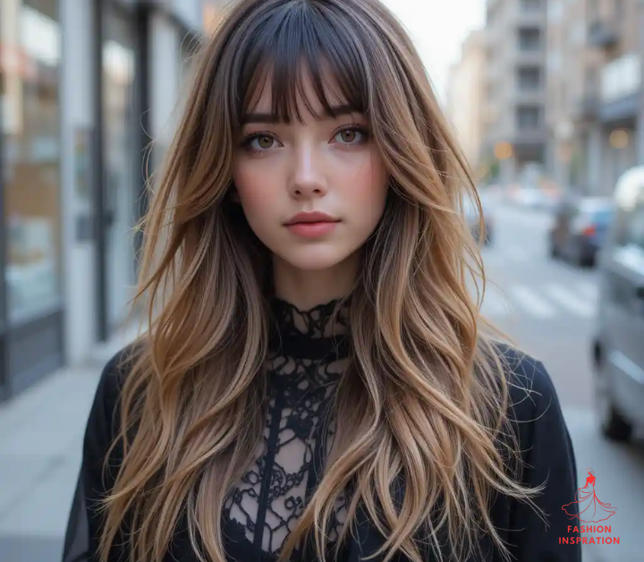 Side-Swept Long Hairstyles