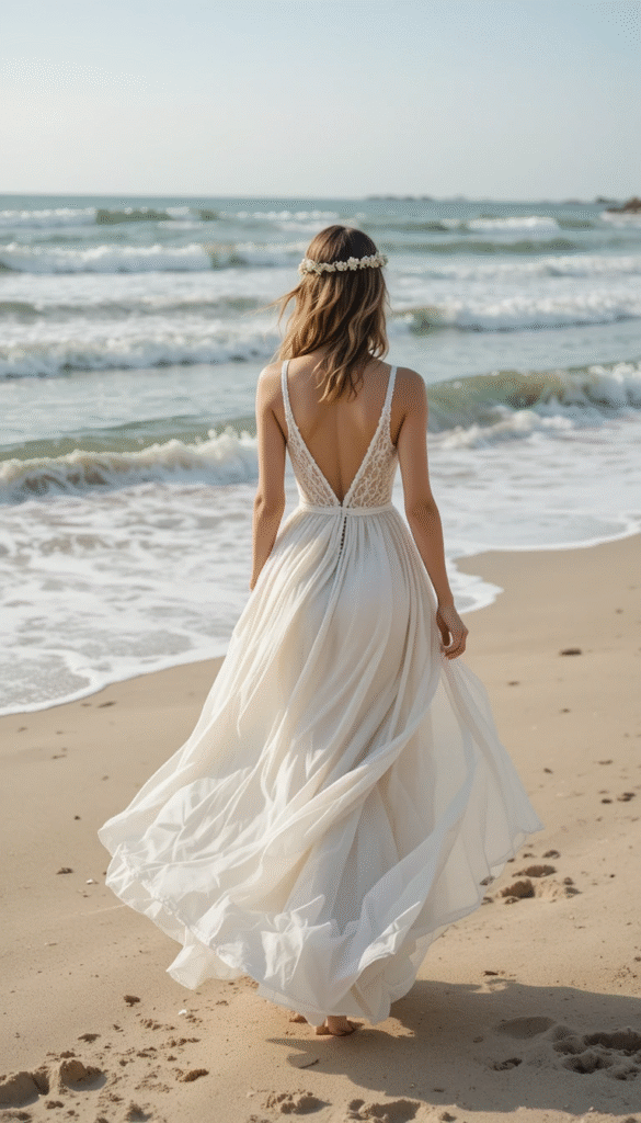 Silhouettes That Flatter a Beach Wedding Dress