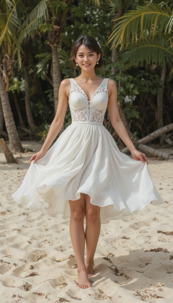 Why Short Beach Wedding Dress Styles Are Trending