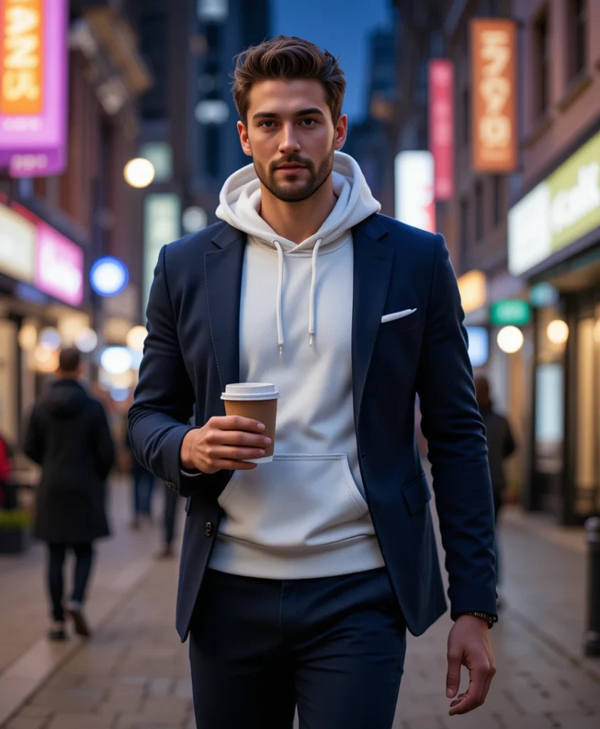 Cool Hoodies Under Blazers