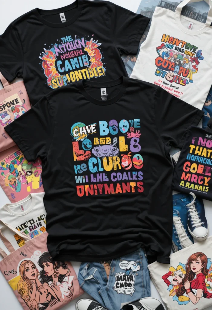 Graphic Print Cute Tops for a Fun Statement