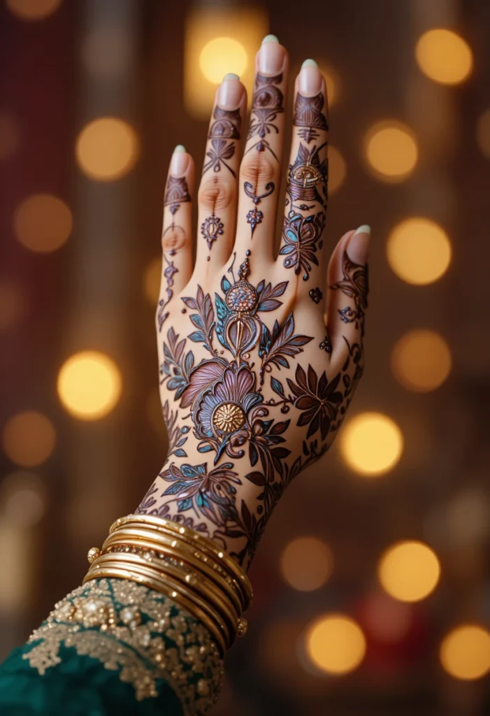  Pakistani Back Hand Mehndi Designs