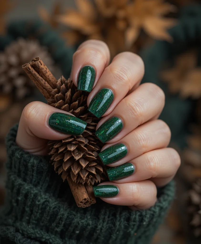 Forest Green Fall Nail Colors