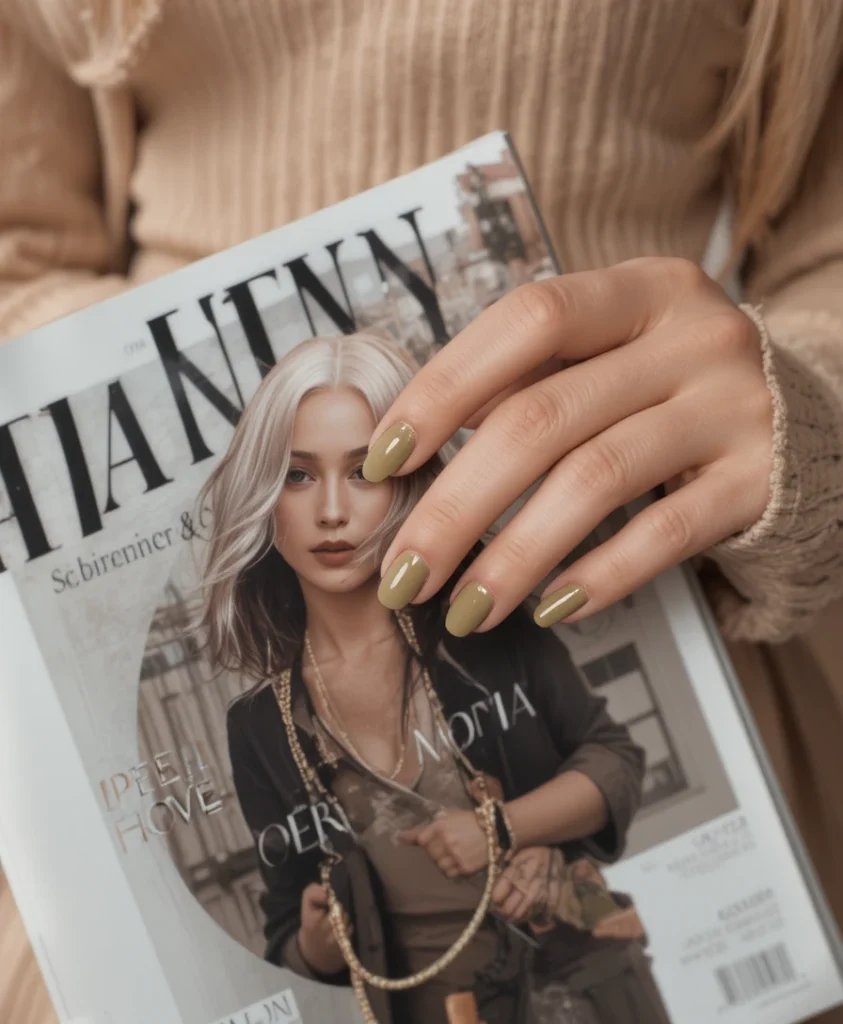 Olive Green Fall Nail Colors