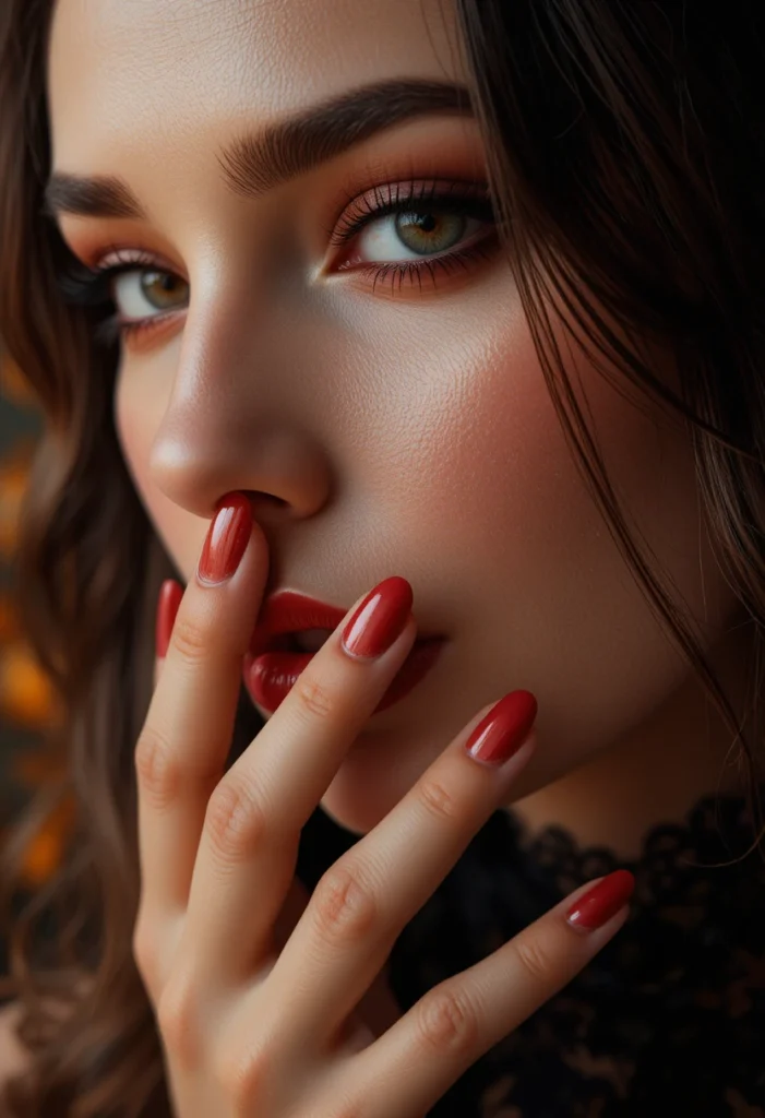 9. Matching Makeup with halloween nails