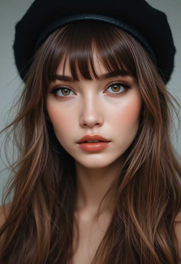 15 Trendy Hat Hairstyles to Elevate Your Look Instantly 14 Fringe or Bangs Hat Hairstyles