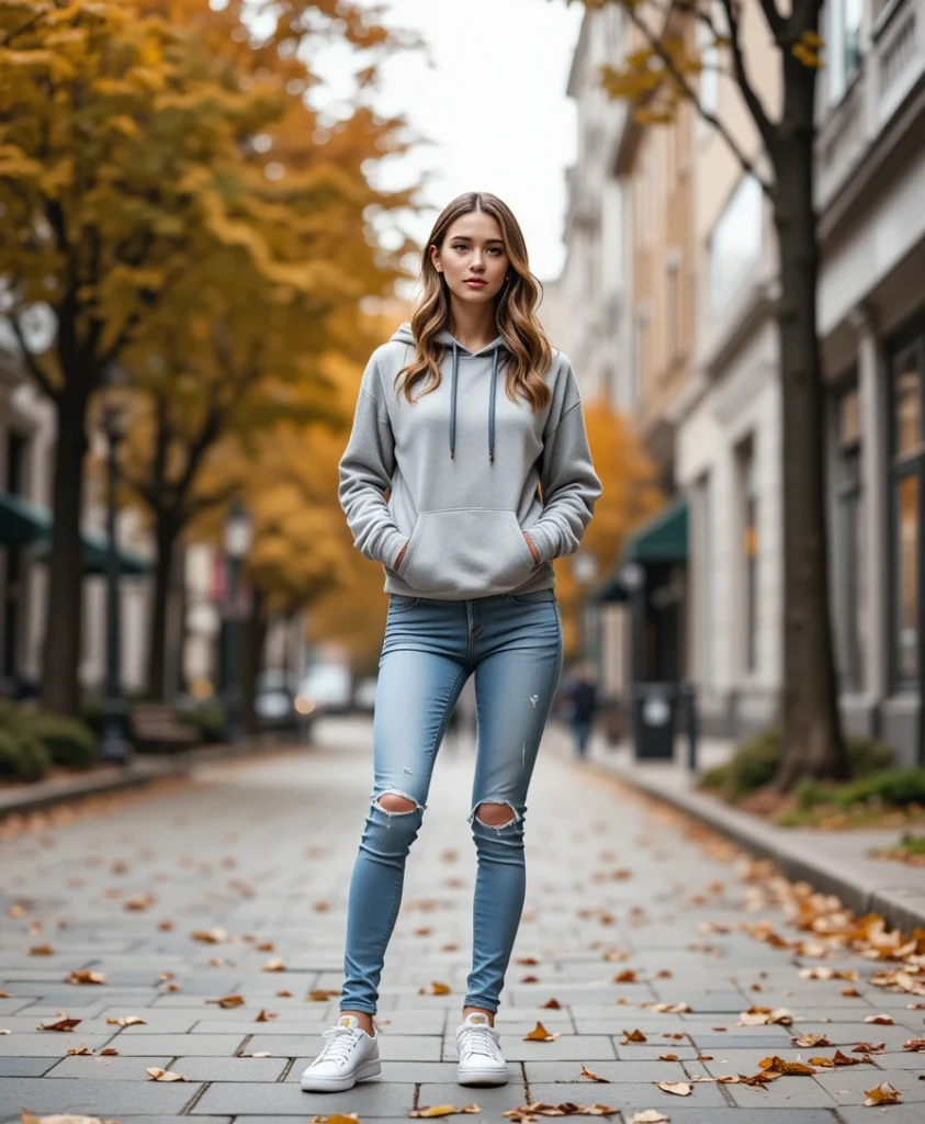 Cool Hoodies with Denim Jeans