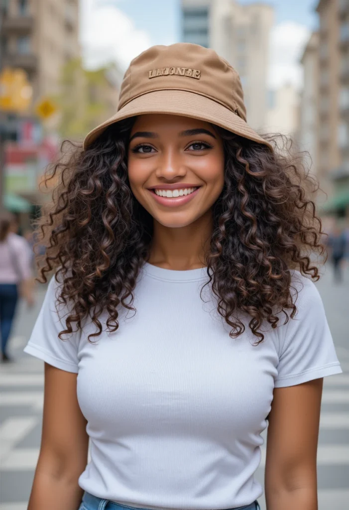 15 Trendy Hat Hairstyles to Elevate Your Look Instantly 10 Curly Hair Hat Hairstyles