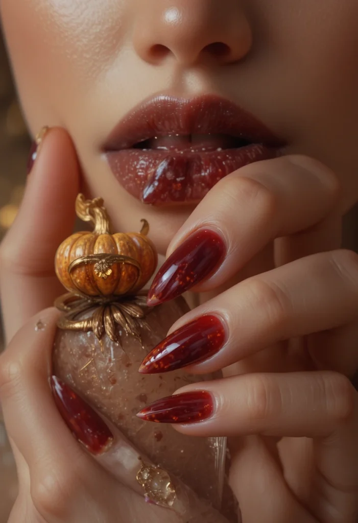 4. Choosing the Right Red for halloween nails