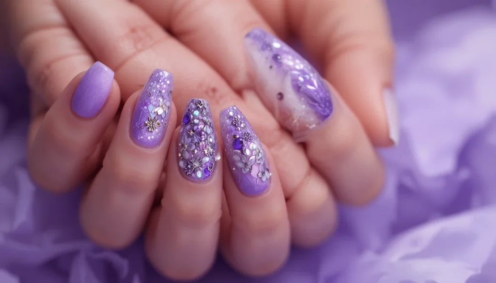 Purple Nail Designs