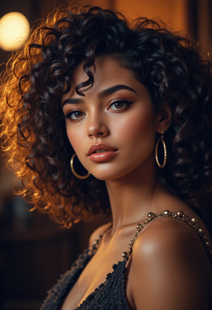  Curly Hairstyles with Bangs for a Trendy Look