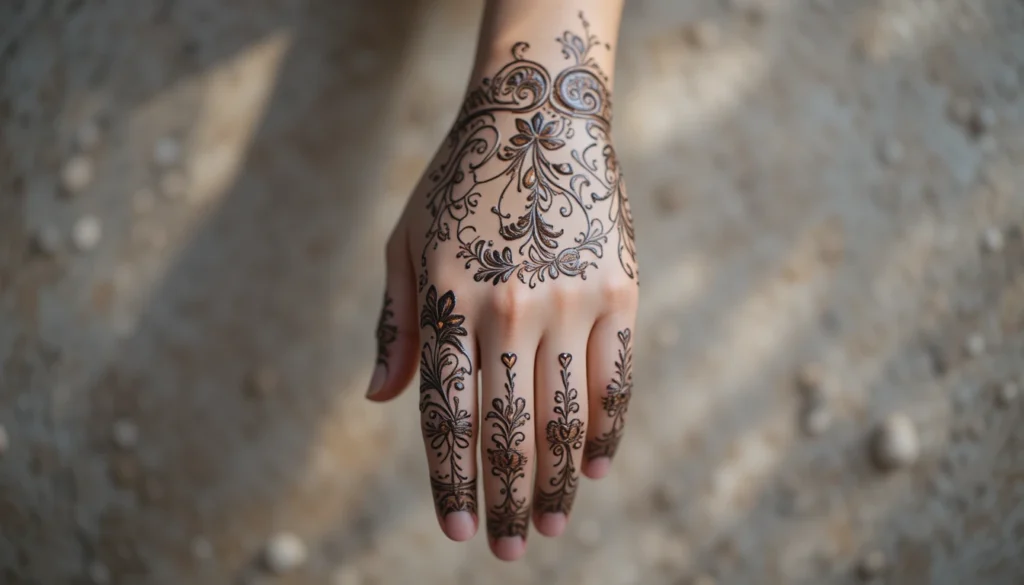 15 Simple Mehndi Designs for Front Hand Beginners 12 mehandi designs