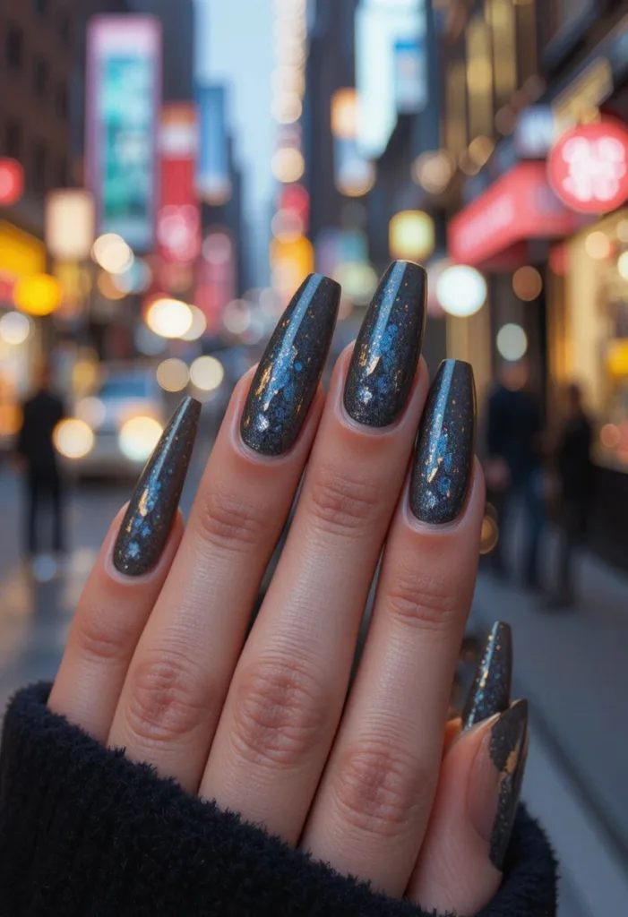 8. Smoky Purple – The Unexpected Star of Dark Fall Nail Colors