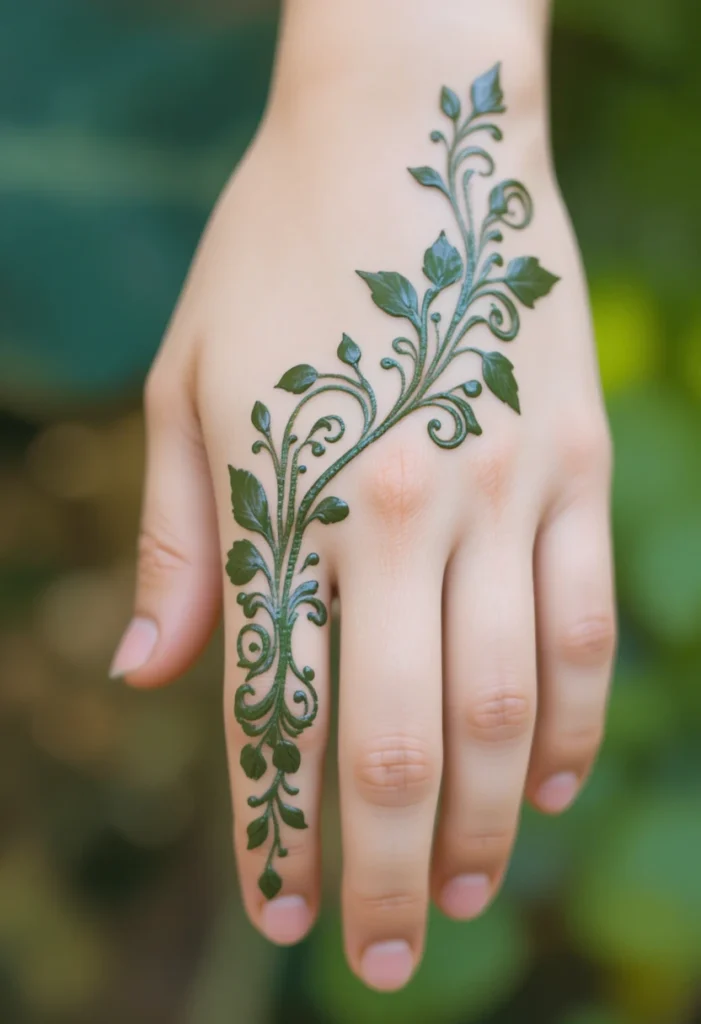 Arabic Flow Mehandi Designs