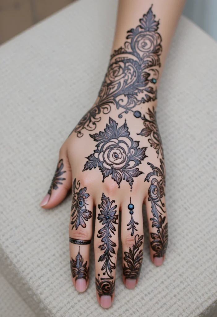 Bracelet Style Mehandi Designs