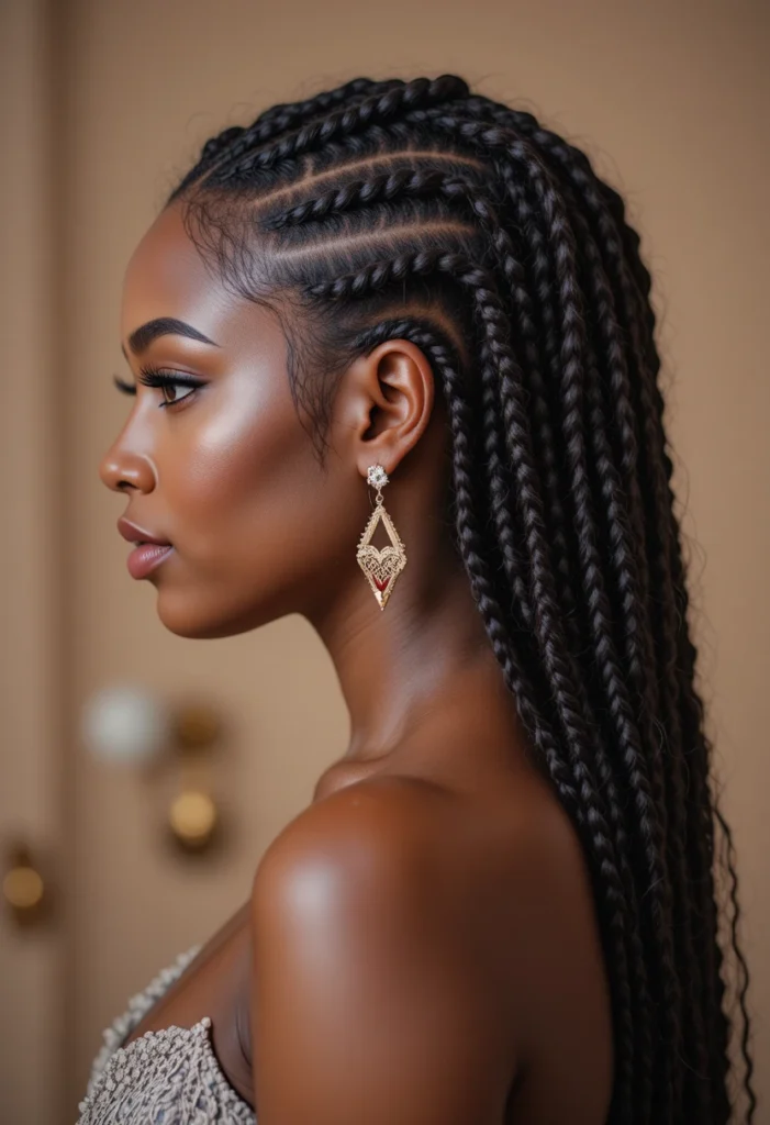 Cornrows with a Twist