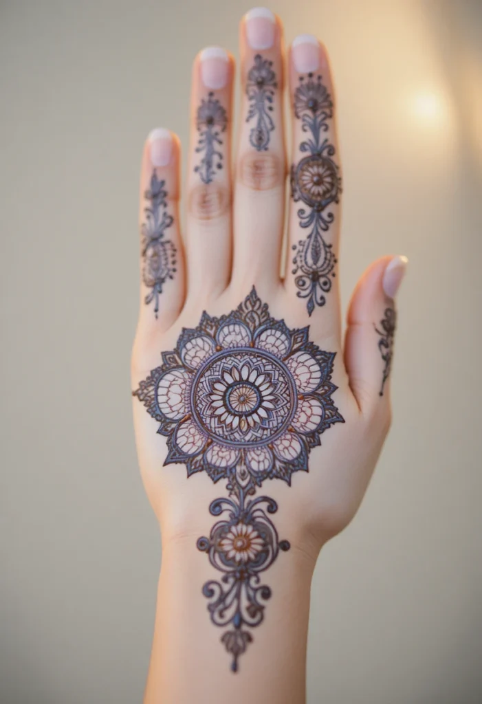  Mandala Circle Mehandi Designs