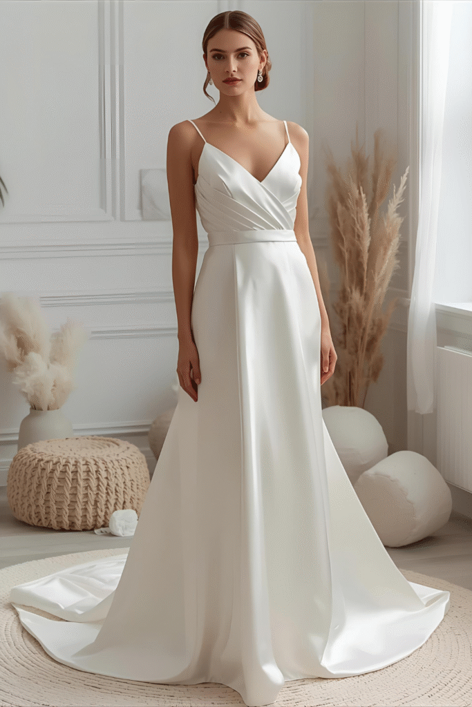 15+Winter Wedding Dresses 5 Minimalist Chic Winter Wedding Dresses for Modern Brides