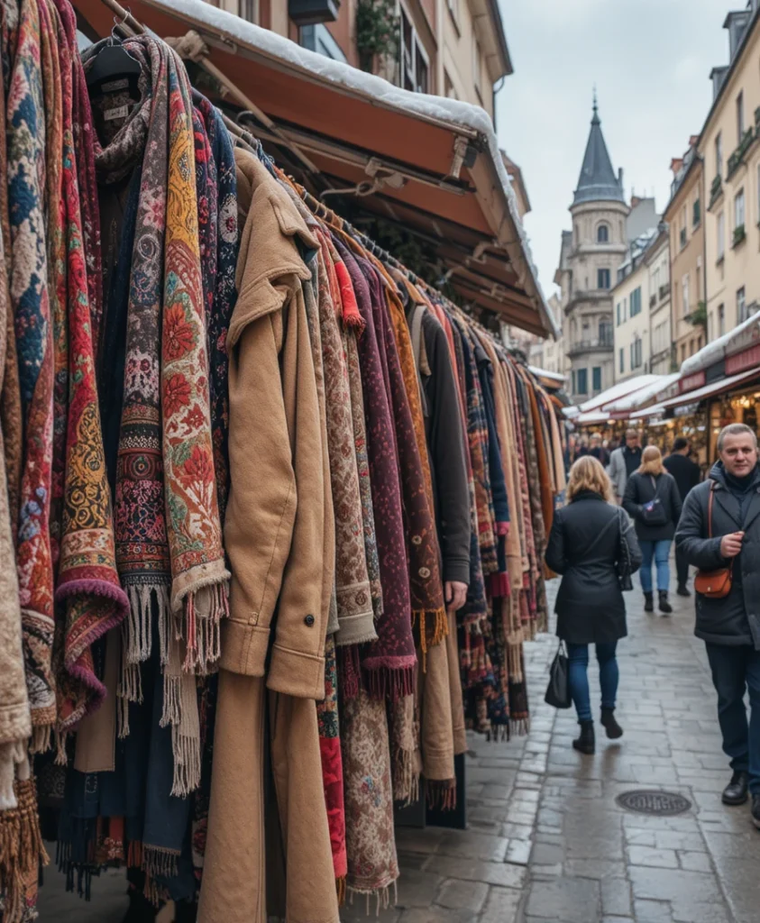  European Fashion Winter  Influences of Street Markets