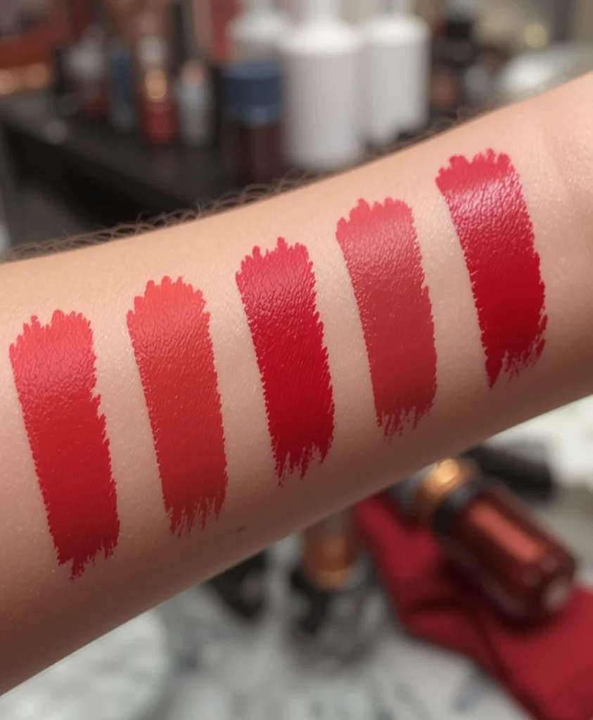 Day-to-Night Looks with Signature Red Lipstick