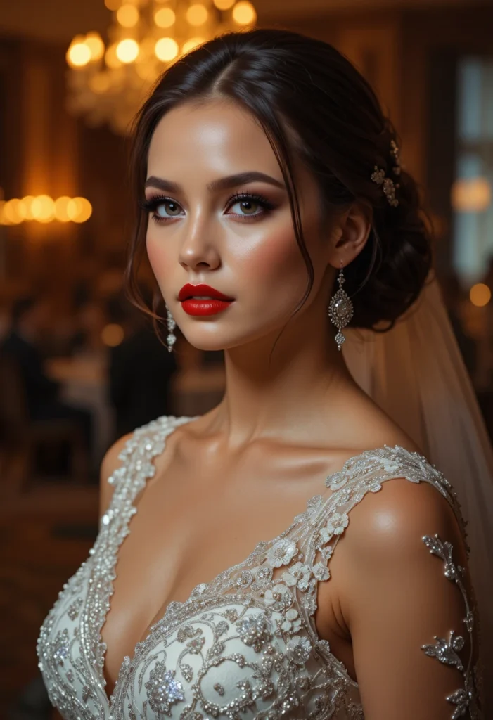  Jewelry and Outfit Coordination for the Bridal Makeup Look