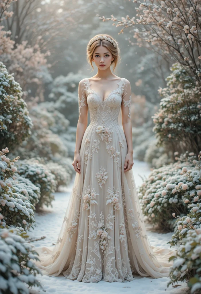 15+Winter Wedding Dresses 3 Lace Detailing in Vintage-Inspired Winter Wedding Dresses