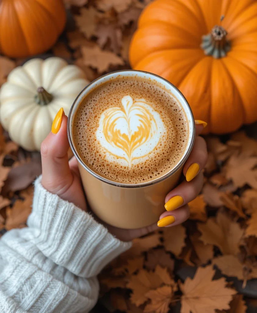 Mustard Yellow Fall Nail Colors