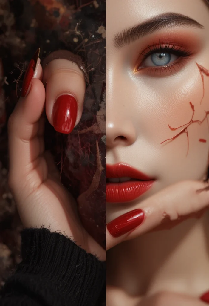 5. Glossy vs. Matte Finish for halloween nails