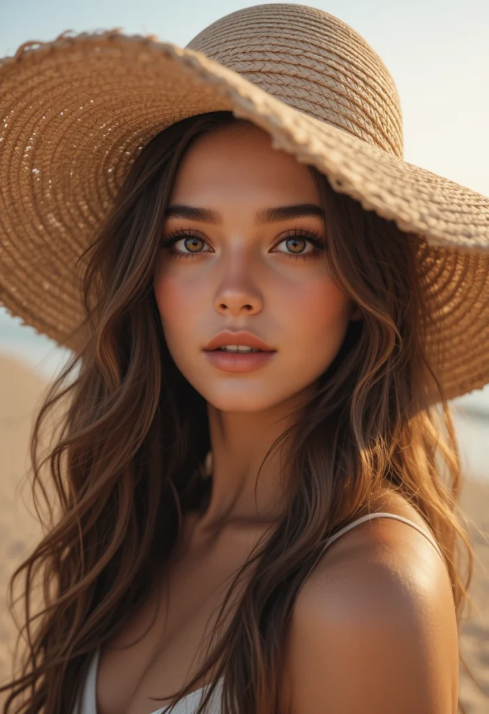 15 Trendy Hat Hairstyles to Elevate Your Look Instantly 2 Loose Waves Hat Hairstyles