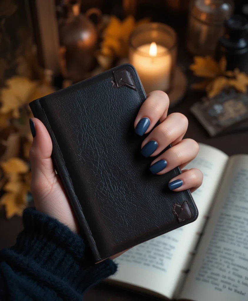  Navy Blue Fall Nail Colors