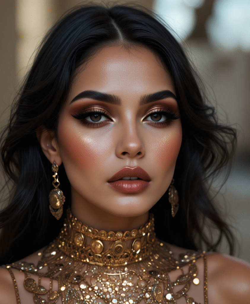 Latina Make Up and Dramatic Eyeshadow