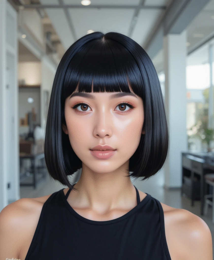 Blunt Cut Long Haircut