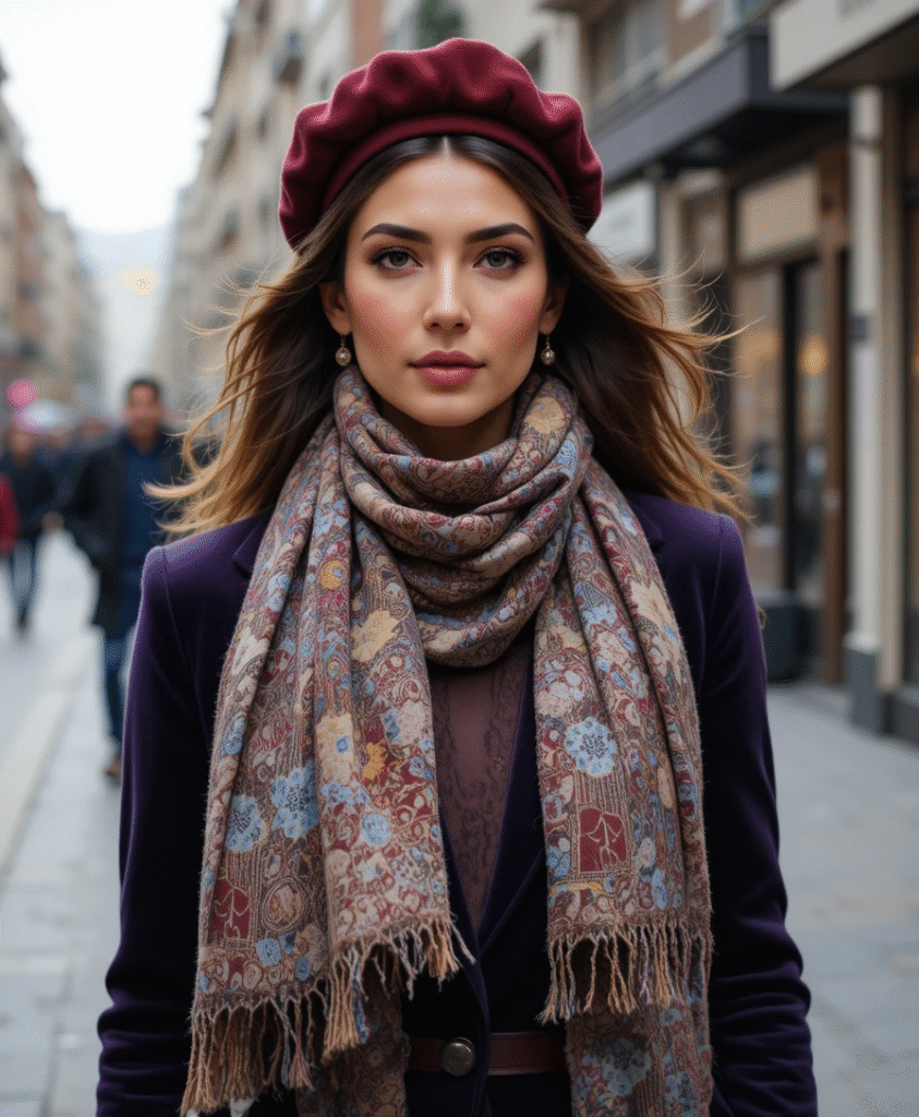 European Fashion Winter Spanish Flair