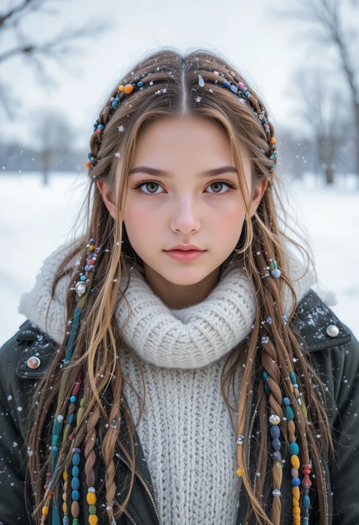  Box Braided Winter Hair Braid