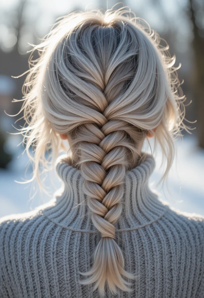 Rope Twist Winter Hair Braid