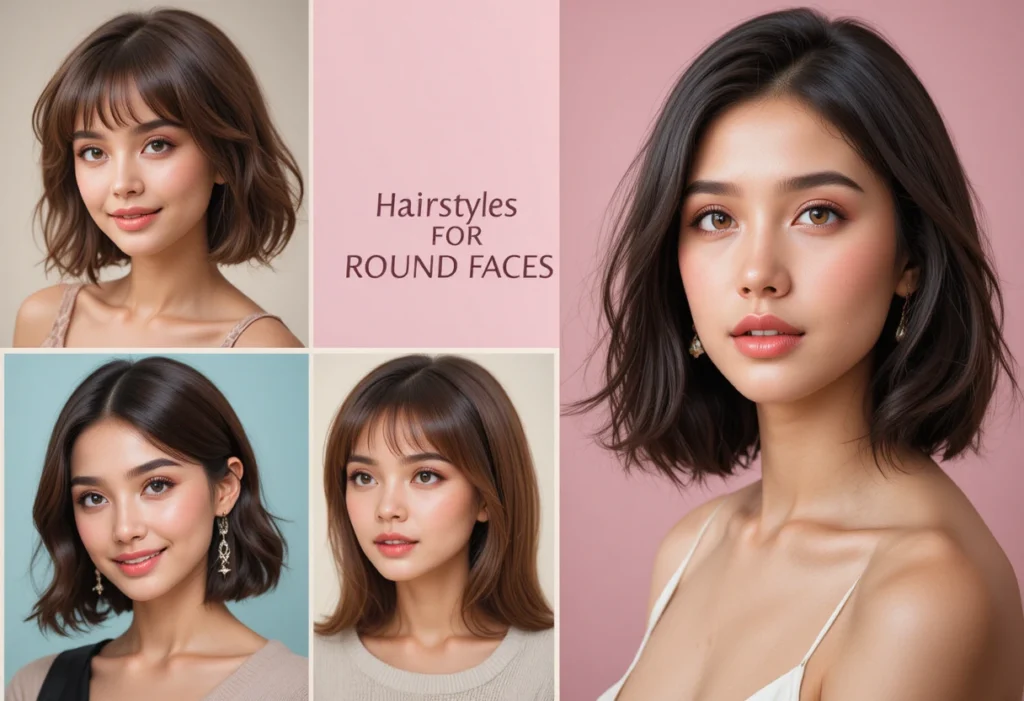 Hairstyles For Round Faces