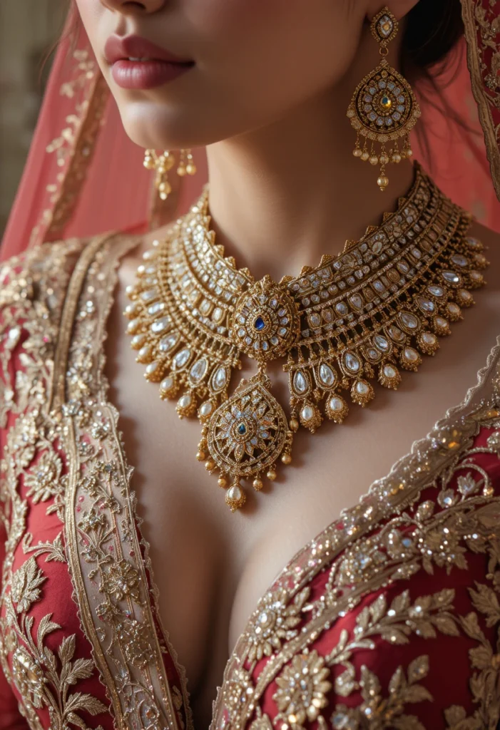 Pakistani Bridal Wear Jewelry Styling