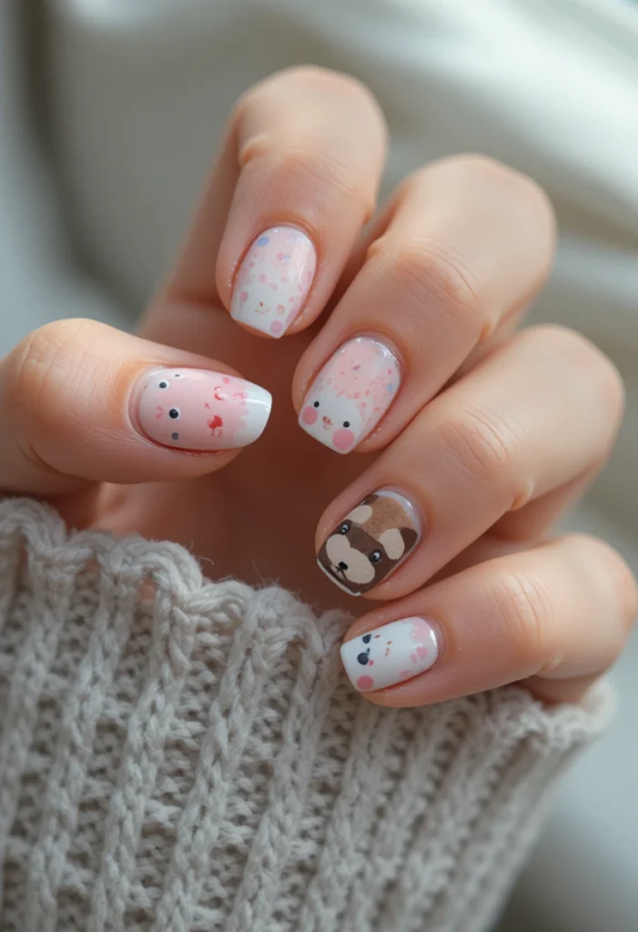 Cute Nails for Kids: Animal-Themed Nail Ideas