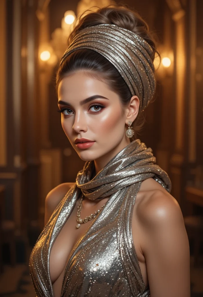 High Bun Scarf Hairstyles