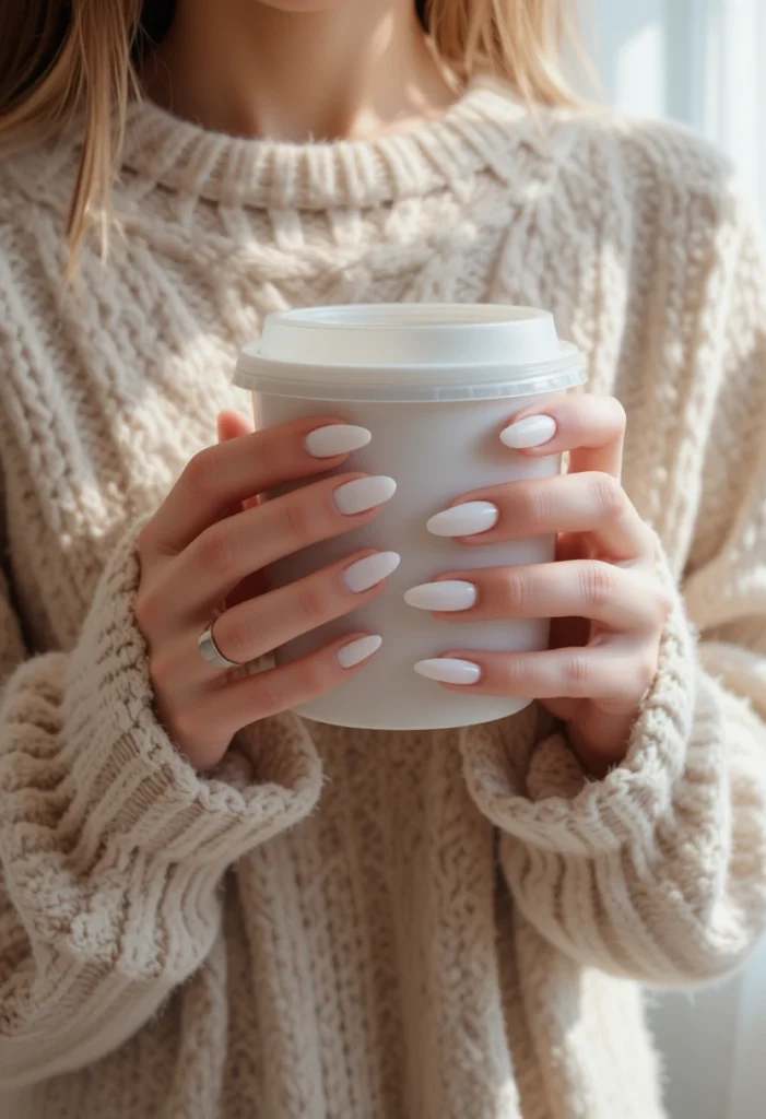 Short Milky White Nails: The Ultimate Guide to Elegant Minimalism 4 Short Milky White Nails for Everyday Wear