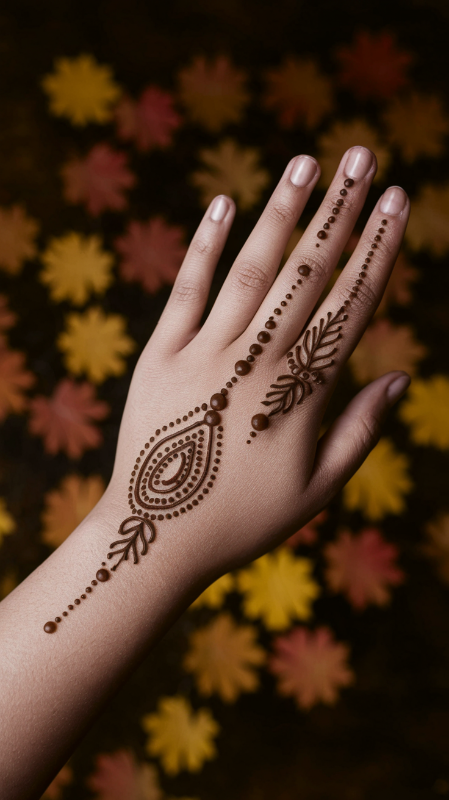10+Simple Mehndi Designs: Elegance in Every Stroke 7 Traditional Indian Simple Mehndi Designs