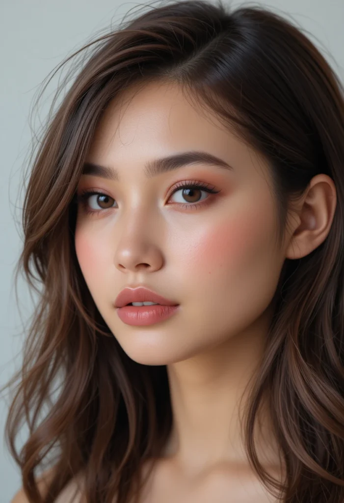 10+ Hairstyles For Round Faces 3 Side-Swept Bangs