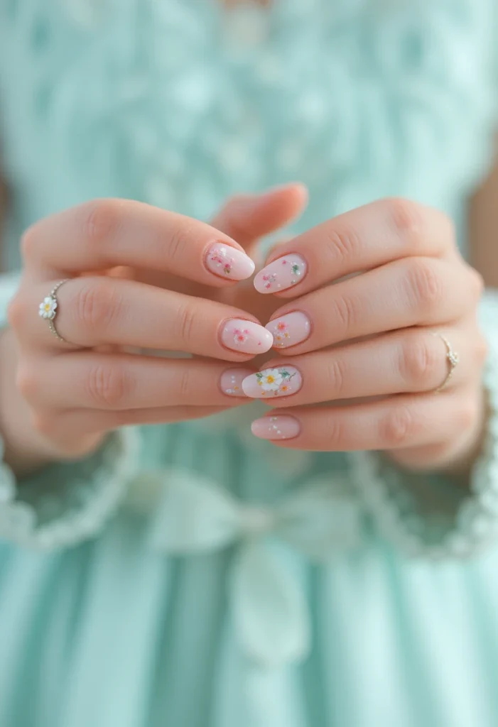 Cute Nails for Kids: Floral Mini Masterpieces
