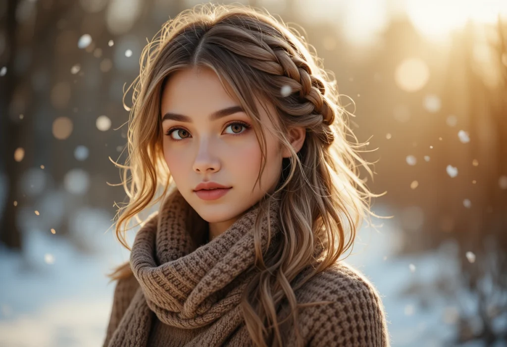 Winter Hair Braid
